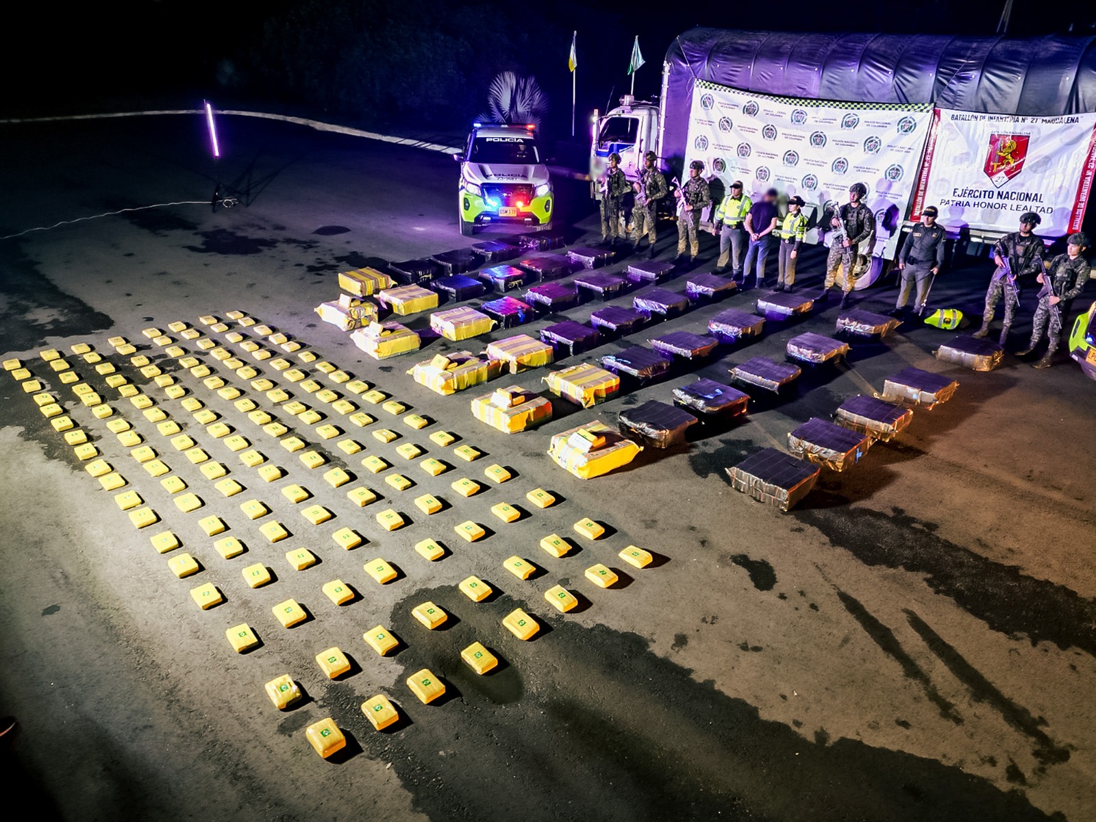 442 capturas y 26 toneladas de droga incautadas en el Huila durante ...