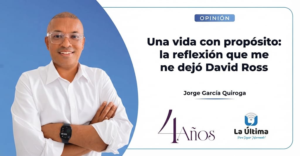 Una vida con propósito: la reflexión que me dejó David Ross
